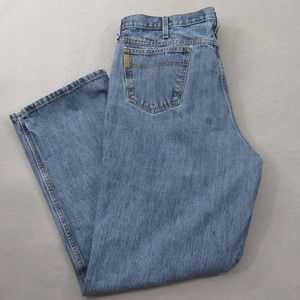 Cinch Mens Tapered Leg Jeans Size 40 x 34 Blue Light Wash Cotton Pocket Denim